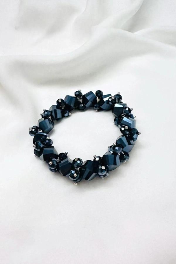 KRİSTAL TAŞLI LÜKS ŞIK RONDELA BİLEKLİK - Image 1