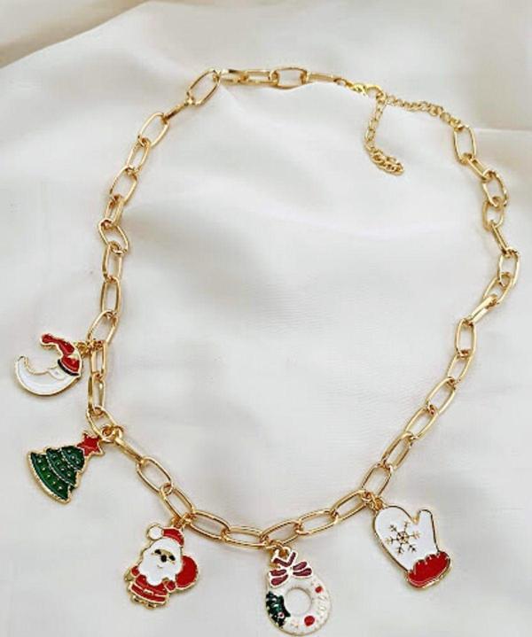 YILBAŞI NOEL TEMALI KOLYE - Image 1