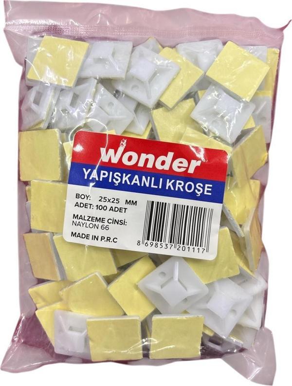 Ennalbur Wonder 25X25 Yapışkan Kroşe (100 Adet) - Image 1