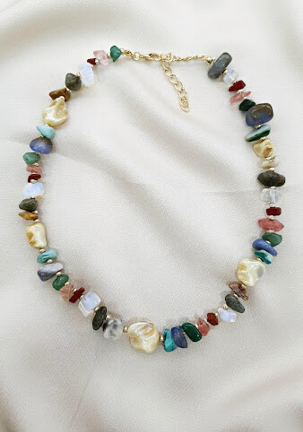 KADIN DOĞALTAŞ CHAKRA KOLYE  - Image 1