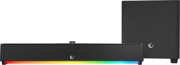 Ayt Rampage RM-1 Soundwave Plus Siyah 2x15 Watt+34 Watt BT+USB+AUX+TF Kartlı Gaming Soundbar - Image 1