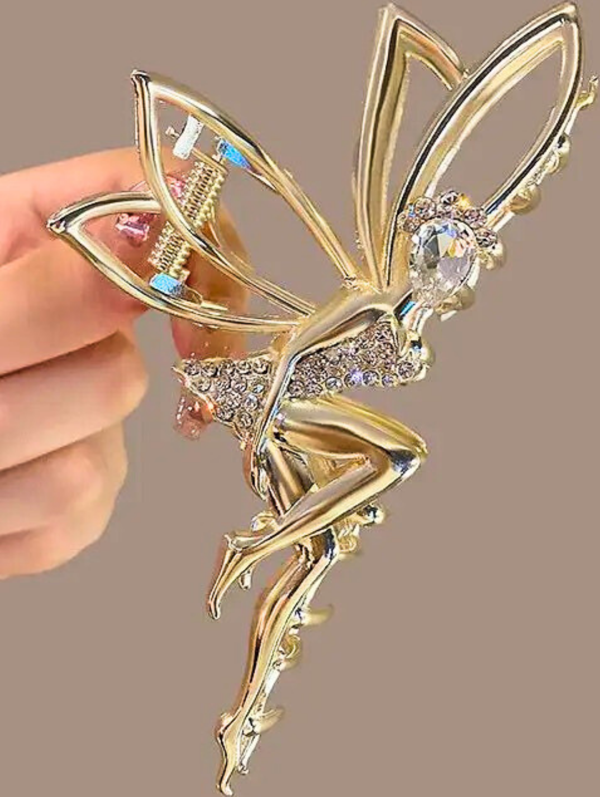 PERİ KIZI FULL TAŞLI METAL MANDAL TOKA  - Image 1