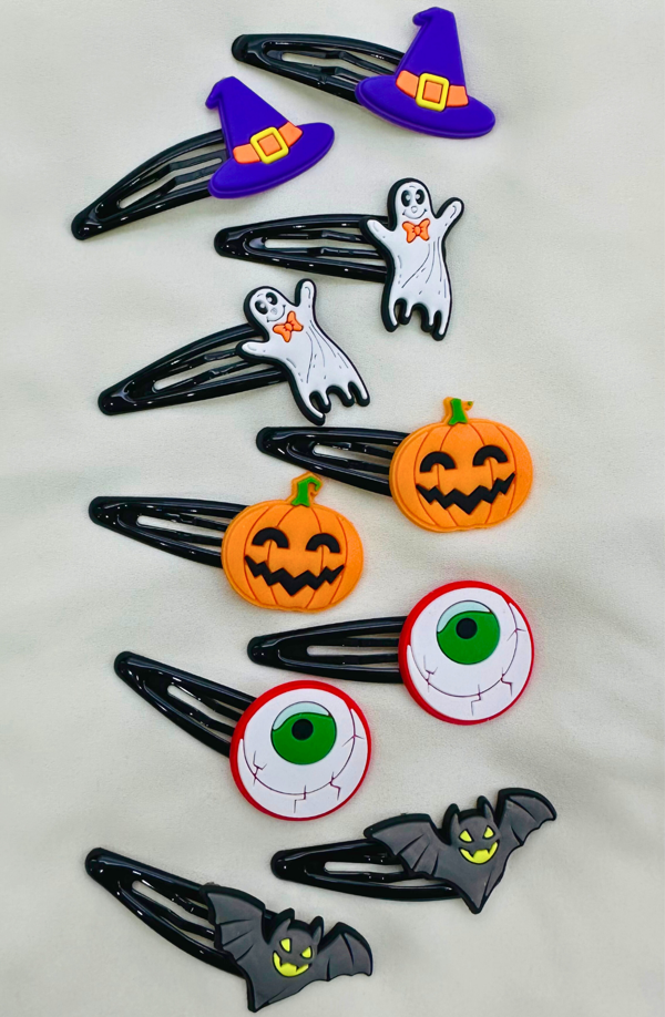 HALLOWEEN CADILAR BAYRAMI SAÇ TOKASI 10'LU SET - Image 1