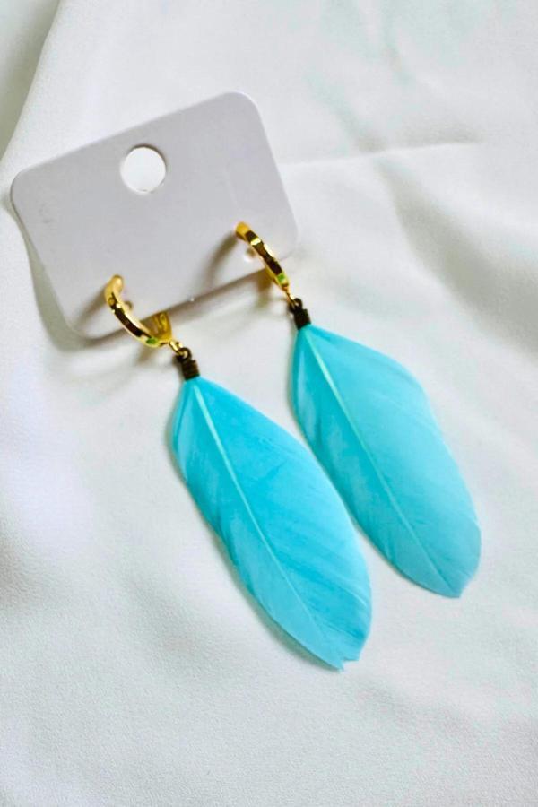 UZUN TÜY BOHEM HALKA KÜPE - Image 1