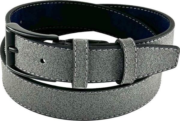 3 cm Klasik Suni Deri Çocuk Kemeri Kız Erkek Okul Kemeri Antrasit Gri - Image 1