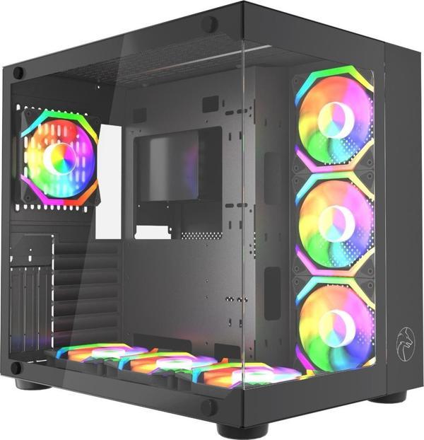 Gametech Prime V3 Tuş Kontrollü RGB 7x120mm Fan Oyuncu (Gaming) Bilgisayar Kasası - Image 1