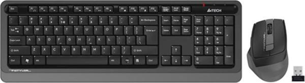 A4 Tech Fg1035 2.4G Gri Q Fn-Mm Klv+Optik Mouse Set - Image 1