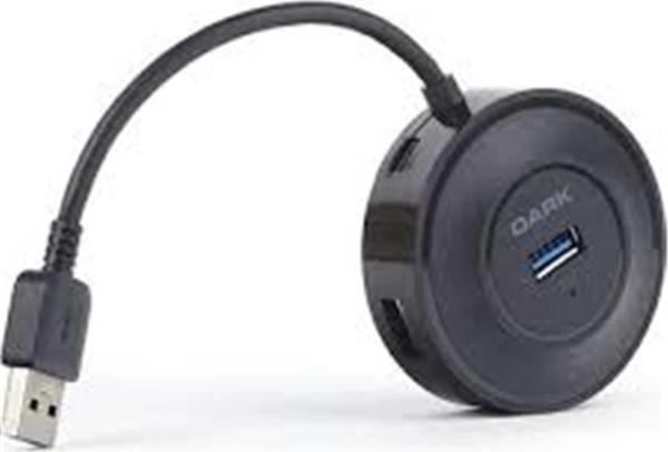 Dark DK-AC-USB344 4 Port USB 3.0 USB Hub Siyah - Image 1