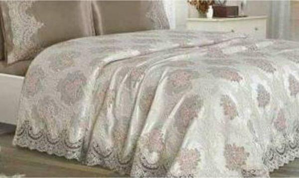Miray Fransız Güpürlü Pike Takımı * Cappichino - Image 1