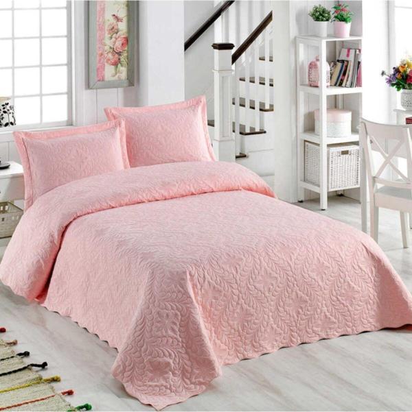 Yeşil Home Yatak Örtüsü Micro Kapitone Çift Kişilik - Image 1