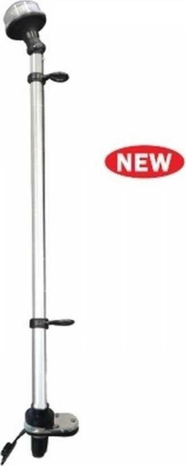 Lhr Bayrak Direği Krom Işıklı Sökülebilir 67 Cm - Image 1