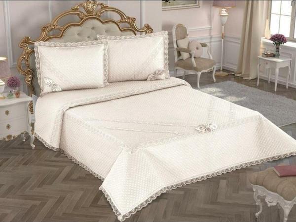 Bisepetim Adipa Pr Kdk Yatak Örtüsü 250X260 Cm Krem - Image 1