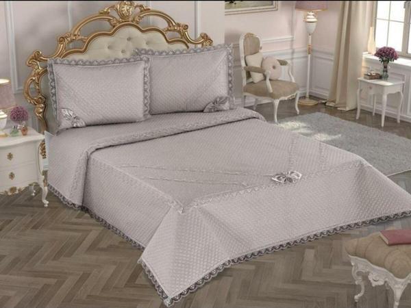Bisepetim Kdk Yatak Örtüsü 250X260 Cm Gri - Image 1