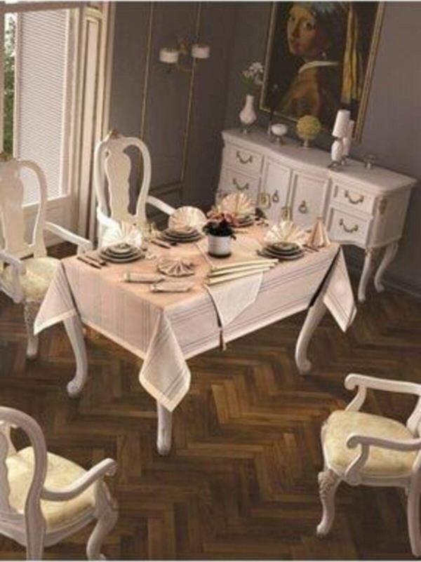 Toprak Cappucino 12 Kişilik Colber Masa Örtüsü Takımı - Image 1
