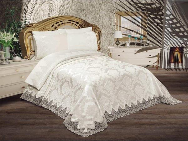 Prestij Sultan Kesme Gpürlü Çift Kişilik Pike Takımı - Image 1
