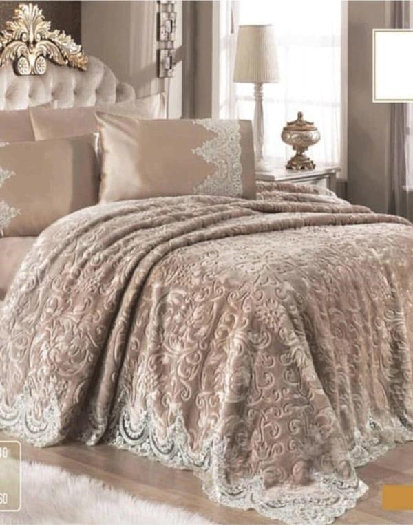 Royal Home Vizon Battaniye Takımı Ebru Eko Fr. 6 Parça - Image 1