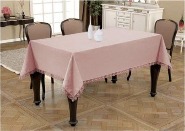 Moda Home Fransız Dantelli Lüx Masa Örtüsü - Image 1
