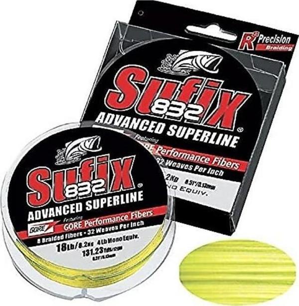 Sufix Sufıx 832 Adv.Sup.Hı Vıs Yellow 0.18mm 120M - Image 1
