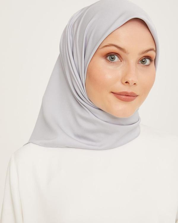 Armine Sport twill (tivil) Eşarp Düzrenk Gri - Image 1
