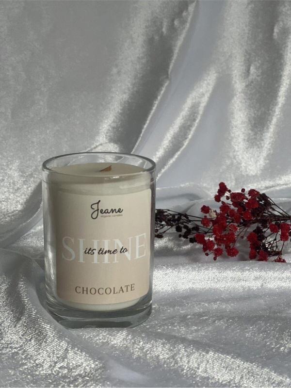 Jeane Home Decor Jeane Candles Kokulu Mum Glass Bardak Çikolata Kokulu - Image 1