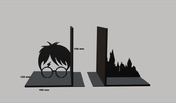 Jeane Home Decor Harry Potter Kitap Tutucu Desteği Düzenleyici Hediyelik Dekoratif - Image 1