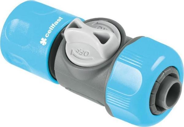 Cellfast Ideal Vanalı Hızlı Hortum Bağlantı Aparatı 1/2" (12,5 mm) - 5/8" (15mm) - Image 1