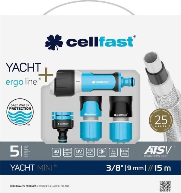 Cellfast Mini Marine Yat Hortumu Seti 3/8" 15 m - Image 1