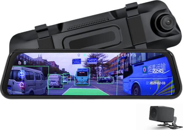 Carlover N8 Pro Geniş Ekranlı Ayna Tipi Araç İçi Kamerası - Image 1