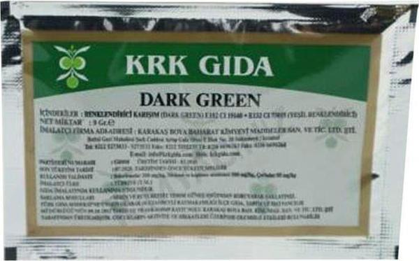 Aktar Diyarı Gıda Boyası Yeşil 1Kg. - Image 1
