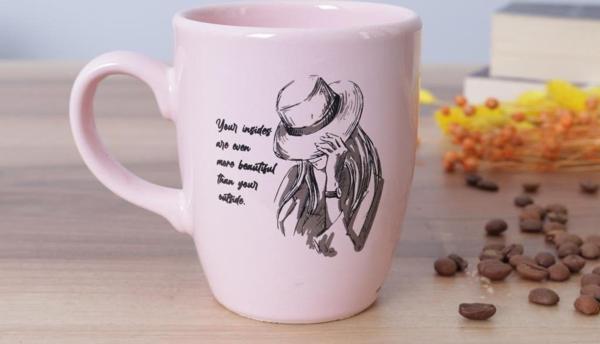 Veraart Your Insides Are Even More Beautiful Than Your Outside Pembe Oval Kupa - Image 1