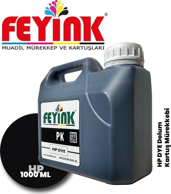 ® Hp Vivera T Serisi Plotter DYE Kartuş Dolum Mürekkebi T610/T770/T790/T795/T920/T2300/PK (Photo Black) -1000ml- - Image 1