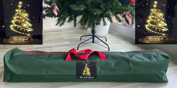 Winterfest Yılbaşı Ağacı Taşıma Saklama Çantası 210Cm-250Cm Ağaçlara Uyumlu - Image 1