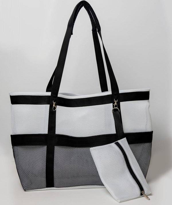 Holiday Bag Plaj Çantası Seti (1 Adet Plaj Çantası + 2 Adet Plaj Havlusu + 2 Adet Terlik) - Image 1