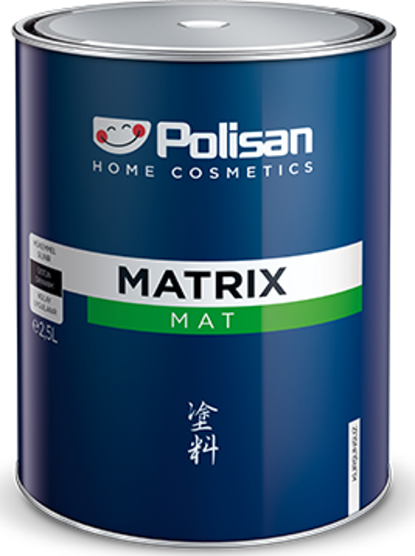 Polisan Matrix Mat Siyah 0.75 LT - Image 1