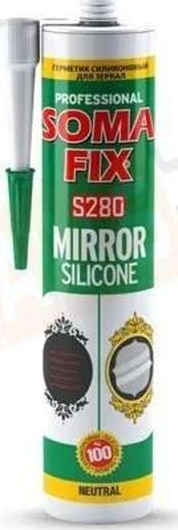 Somafix Şeffaf 280 ml Ayna Silikonu S280-A - Image 1