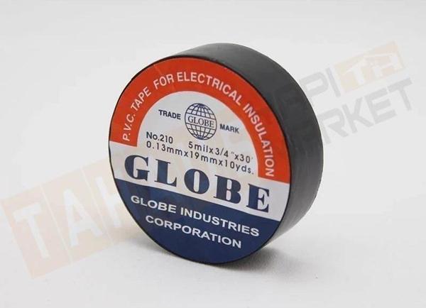 Globe 0.13mmx19mmx10 Yrds No.210 Siyah İzole Bant - Image 1