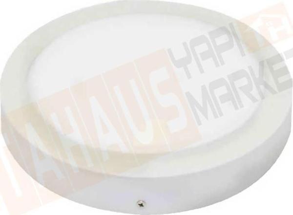 Global K2 KDL421 12W 4000K Ilık Beyaz Sıva Üstü Smd Yuvarlak Led Panel - Image 1