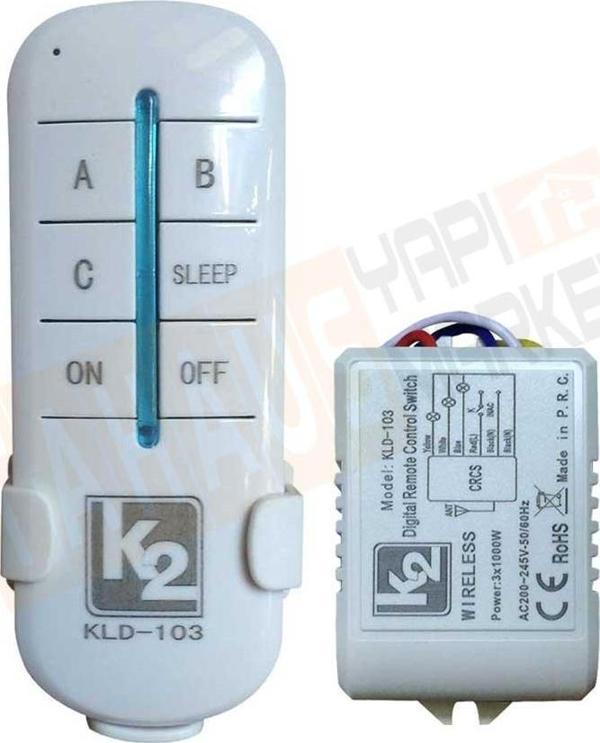 Global K2 KLD103 3x1000W Avize Kumandası - Image 1
