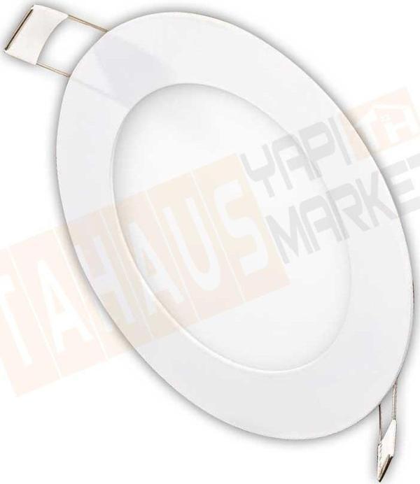 Global K2 KDL404 3W 3000K Günışığı Smd Yuvarlak Slim Led Panel - Image 1