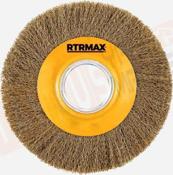 Rtrmax RH23150 Saçaklı Daire Tel Fırça 150 mm - Image 1
