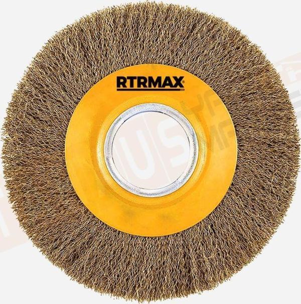 Rtrmax RH23175 Saçaklı Daire Tel Fırça 175 mm - Image 1