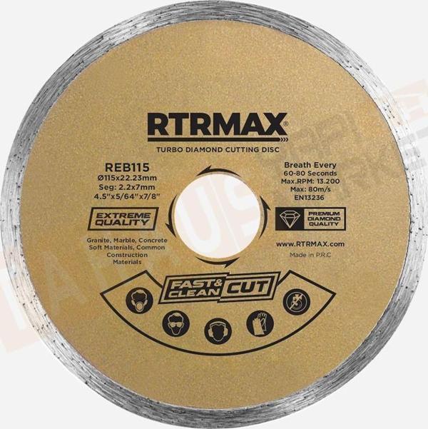 Rtrmax REB230 230 x 22 MM Sürekli Elmas Testere - Image 1