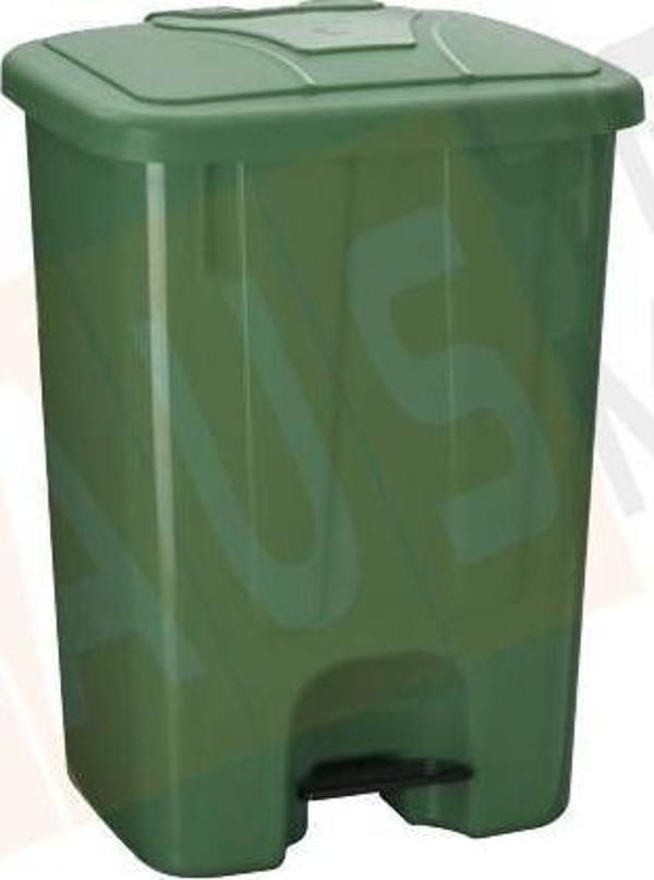 Şenyayla Köşeli Pedallı Çöp Konteyneri 65 Lt. Yeşil - Image 1