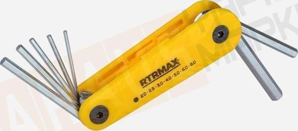 Rtrmax RH03847 Dy 7’li Hex Çakı Allen Anahtar Seti - Image 1
