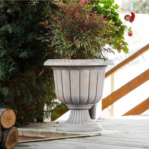 SERİNOVA NERGİS SAKSI KİRLİ BEYAZ 25 LT 2 NO - Image 1