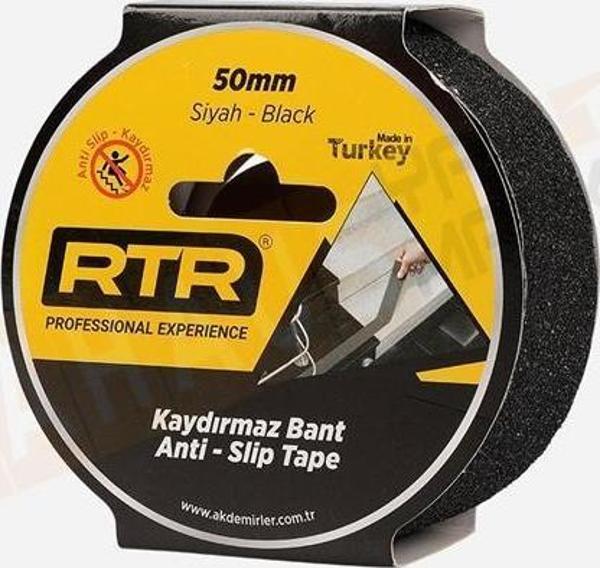 Rtrmax RNMK5005 50 Mm*5 Mt Merdiven Kaydırmaz Bant Siyah - Image 1