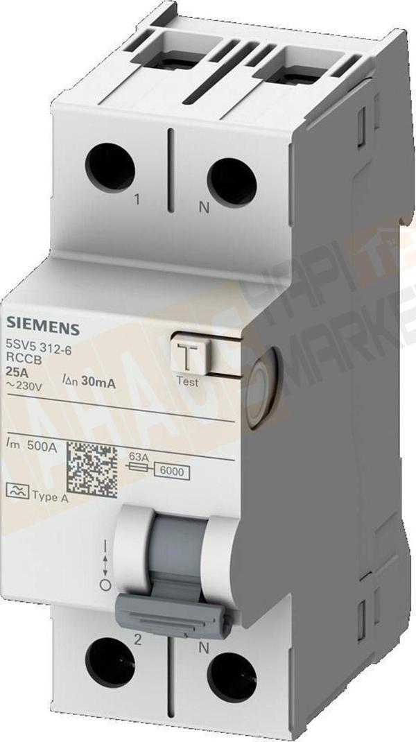 Siemens 5sv5614-6 A Tip Kaçak Akım Koruma Rölesi 40a 230v 300ma - Image 1