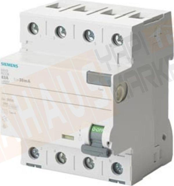 Siemens Sıemens 5sv3347-6 Kaçak Akım Rölesi 80a 30ma 230v 3faz - Image 1