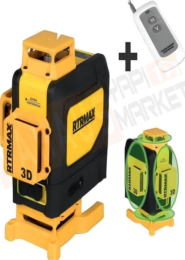 Rtrmax RTM059 Profesyonel Li-Ion Şarjlı 4X360⁰ Yeşil Lazer Distomat - Image 1