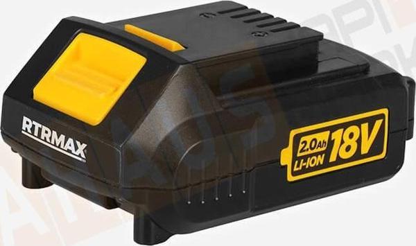 Rtrmax RTX1802 Rtx Akü 2 Amper 18v, 2ah X-lion - Eski Akü İadesiz - Image 1